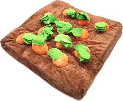 Image de Jouet éducatif Celawork pour H - Jouet interactif en peluche en forme de carotte