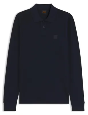 Produktbild von BOSS Passerby Langarm-Polohemd, Blau M