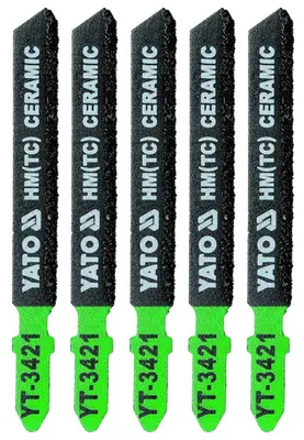 Produktbild von YATO Sägeblattsatz Stichsäge YT-3421 1.2mm 75mm 8mm Bimetall