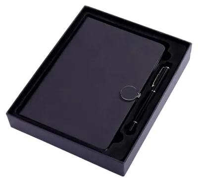 Produktbild von Notizbuch A5 aus Leder, Business-Notizbuch/Schreibblock, 260 dicke Seiten, Geschenkbox. A5 Reisetagebuch – Nachfüllbares A5-Reisetagebuch – Ideal zum Schreiben, für Dichter, Reisende und als Tagebuch – Blanko-Einlagen. Ledermappe für Damen und Herren – Nachfüllbarer Ledereinband mit liniertem A5-Notizbuch.