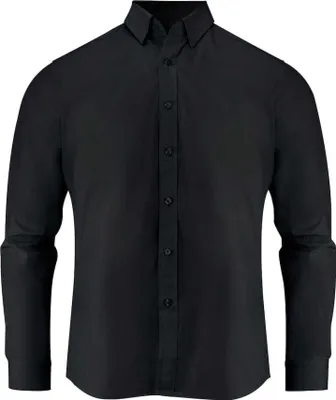Productafbeelding van James Harvest - "Acton" overhemd voor heren, businessmodel BC7341 (XL) (zwart)