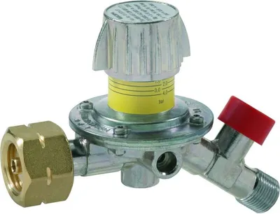 Produktbild von GOK Mitteldruckregler mit Kombinationsanschluss Typ M50-V/ST verstellbar Abgang 35°