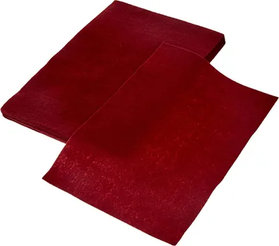 Obrázok produktu pre folia 520422 Bastelfilz 10 Bogen 20 x 30 cm, dunkelrot