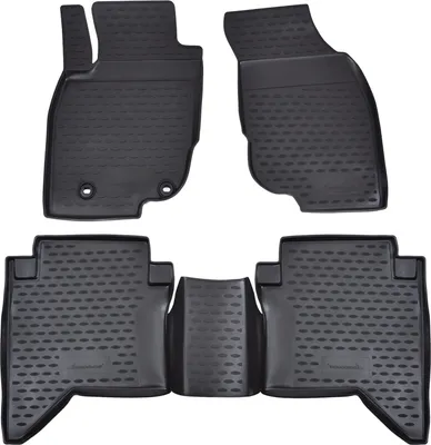 Obrázok produktu pre J&J Automotive | Gumové rohože so zvýšeným okrajom pre Toyota Hilux 2011-2015