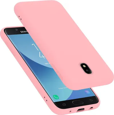 Produktbild von Cadorabo Schutzhülle für Samsung Galaxy J5 2017 Hülle in Rosa Handyhülle Case Cover TPU Etui