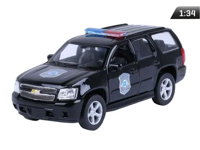 Obrázek produktu pro Model 1:34, 2008 CHEVROLET Tahoe, POLICE, černý (A876CHTPC)