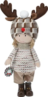 Produktbild von Weihnachtsfigur aus Plüsch, 47 cm