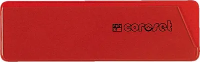 Produktbild von coroset® magnetische Etikettenhalter, rot, 97x30mm, 100/VE