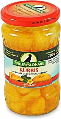 Produktbild von Kürbis süss-sauer (370 ml Glas)