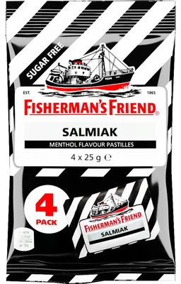 Immagine prodotto di Fisherman's Friend Salmiak senza zucchero 4x25g