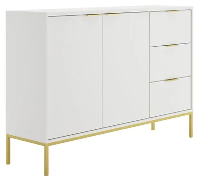 Produktbild von Buffet Seattle mit 3 Schubladen und 2 Türen, Weiß, 150cm
