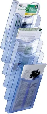 Immagine prodotto di Espositore da banco Archivo 2000 Archiplay a parete trasparente A4 blu