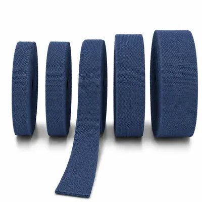 Produktbild von 5 Meter Baumwoll-Gurtband Marineblau 20 mm für Taschen, Gürtel & Nähprojekte, KI-generiertes Bild
