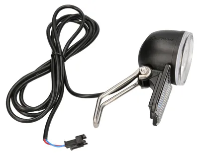 Produktbild von windmeile | Vorderlicht, LED Scheinwerfer, StVZo zugelassen, E-Bike, Elektro Fahrrad, Pedelec, 6V bis 48V, SM-2A-Stecker