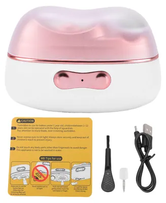 Productafbeelding van Elektrische nagelknipper, polijstapparaat met een 395 nm uithardingslamp, 4-in-1 nagelknipper voor knippen, schuren, polijsten, wit