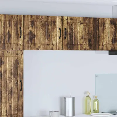 Produktbild von "Schlussverkauf" Küchenschrank/Sideboard - 1 pc - Aufbewahrungsschrank moderne - Geräucherte Eiche 50x31x40 cm Holzwerkstoff  C10464