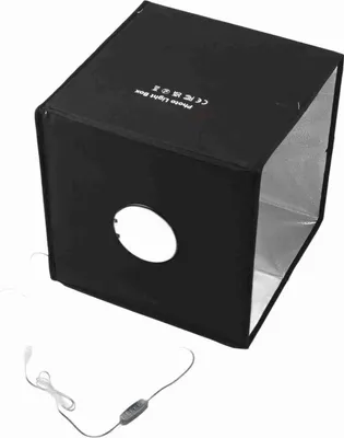 Obrázek produktu pro LED fotografické světlo Box přenosný skládací 10 úrovní jasu nastavitelný 3200K?6500K duální barevná teplota Photo Studio Box