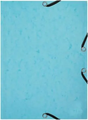 Produktbild von Exacompta 10x Karteikarten-Set Sammelmappe 3 Klappen Pastellblau 555662E