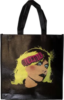 Blondie - Taška "Punk", Logo RO11748 (Jedna veľkosť) (Čierna)