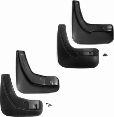 Image de Bavettes garde-boue pour Chevrolet Captiva 2006-2017 plastique noir 4pcs