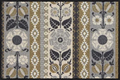 Produktbild von Salonloewe BOHEMIAN STRIPES TAUPE Fußmatte Wohnmatte 50 x 75 cm