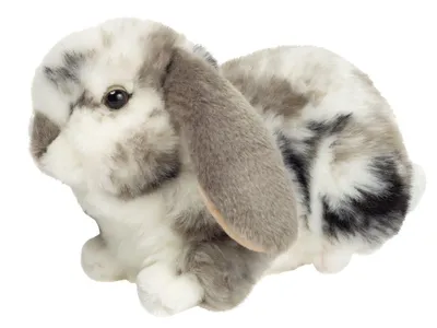 Image de Teddy Hermann Peluche lapin noir 17 cm Lapin en peluche