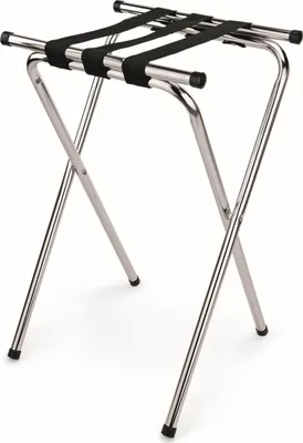 Produktbild von Tablettständer Kofferständer chrom 79 cm Kofferbock Gepäckständer Gepäckablage