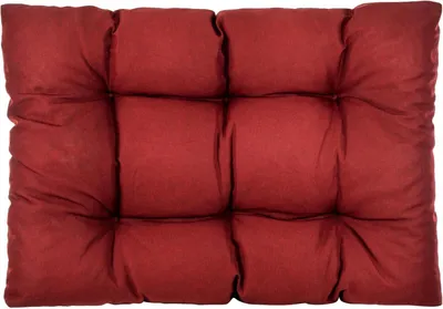 Produktbild von Best Wool rückenlehne für palettenkissen, wetterfestes europaletten polster mit Polyurethanflockfüllung – bordeaux 120x80 cm