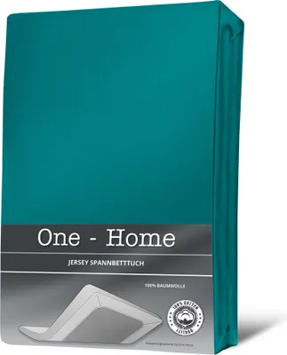 Produktbild von Jersey Spannbettlaken Spannbetttuch Baumwolle 90x200 140x200 180x200 & Topper..., Größe:90 - 100 x 200 cm, Farbe:Petrol
