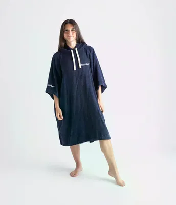 Produktbild von DRYROBE Handtuchmantel Baumwolle Navy M