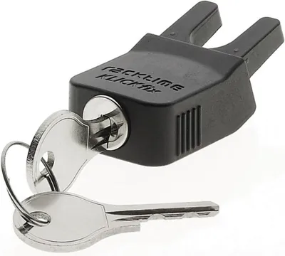 Imagen del producto de Adaptador para cerradura Insteek, compatible con accesorios Racktime, color negro