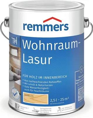 Obrázok produktu pre Remmers Living Room Glaze 2,5 l vedro bezfarebné