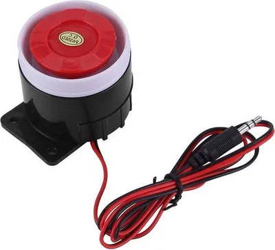 Obrázok produktu pre Mini siréna 110 dB s káblom, hlasný zvuk
