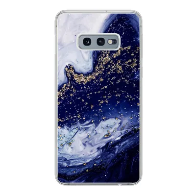 Produktbild von MuchoWow® Handyhülle Schutzhülle Hülle für Samsung Galaxy S10e Marmor - Gold - Natursteine Silikon Softcase Handy Hülle - Handy