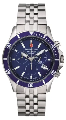 Image de Swiss Alpine Military - 7022.9135 - Montre Bracelet - Hommes - Quartz - Challenger Chrono