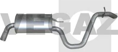Produktbild von VEGAZ KS-166 Endschalldämpfer für HYUNDAI i30 (FD) Auspuff