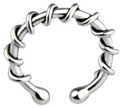 Produktbild von Ohrklemme Silber 925: Ear Cuff Ohrring gedreht
