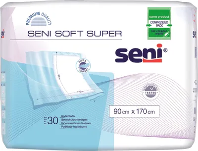 Zdjęcie produktu dla Podklady Seni Soft Super 90 x 170 30 sztuk