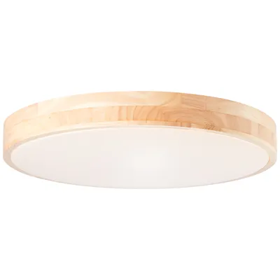 Productafbeelding van Houten plafondlamp Slimline Ø 50cm