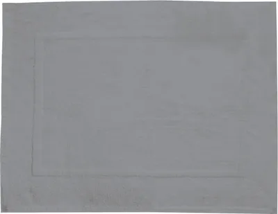 Produktbild von WENKO Frottier Dusch Vorleger Paradise Bad Grau Matte Bade 50x70 cm Teppich
