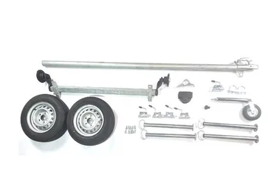 Immagine prodotto di Kit telaio rimorchio 750Kg Kit rimorchio per agricoltura a cavalletto alto