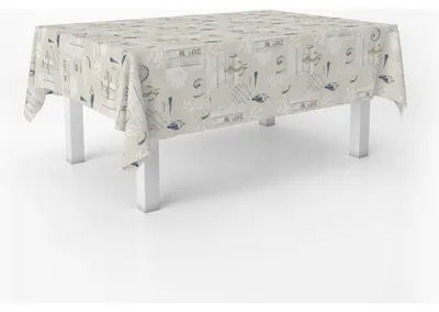 Rechteckiges Tischset 250x140 cm, fleckenabweisend, wasserdicht, pflegeleicht