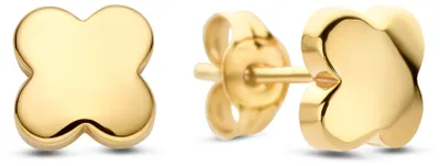 Produktbild von New Bling 9NBG-1032 – Oorknopjes – 14K Goud – Klaver – 5,5 mm
