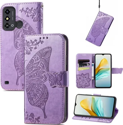 Produktbild von Für ZTE Blade A53 Kunst-Leder Handy Book  Cover Tasche Motiv 7 Hülle Etui Schutz