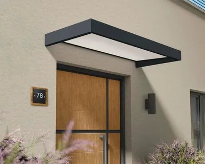 Produktbild von Pultvordach Sophia 215x95 satiniert