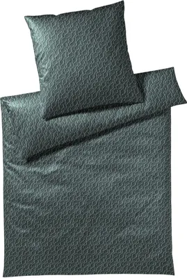 Produktbild von JOOP! Mako-Satin-Kissenbezug einzeln Ornament Farbe Graphite Größe 80x80 cm AL