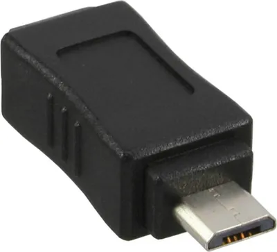 Image de InLine® 31602 Adaptateur Micro-USB, Micro-B mâle à Mini USB 5 broches femelle