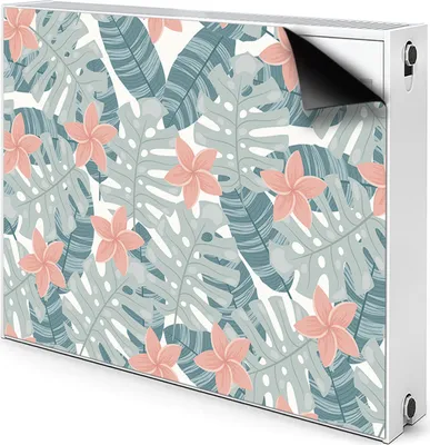 Produktbild von Magnet Verkleidung Abdeckung Heizkörperabdeckung Heizkörperabdeckung 80x60 cm  - Tropisch, Wandbild
