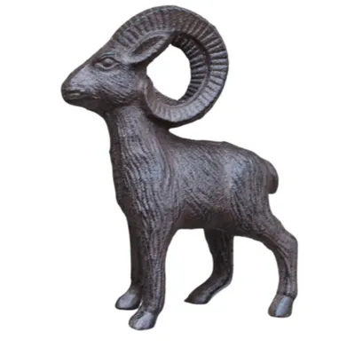 Immagine prodotto di Figura da giardino di stambecco in ghisa