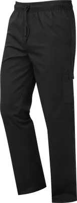 Produktbild von Premier - "Essential" Kochhose für Herren/Damen Unisex RW7452 (L) (Schwarz)